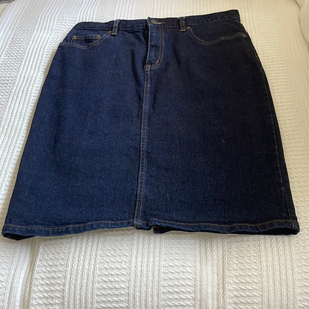Ralph Lauren Jeans Co Dark Wash Skirt